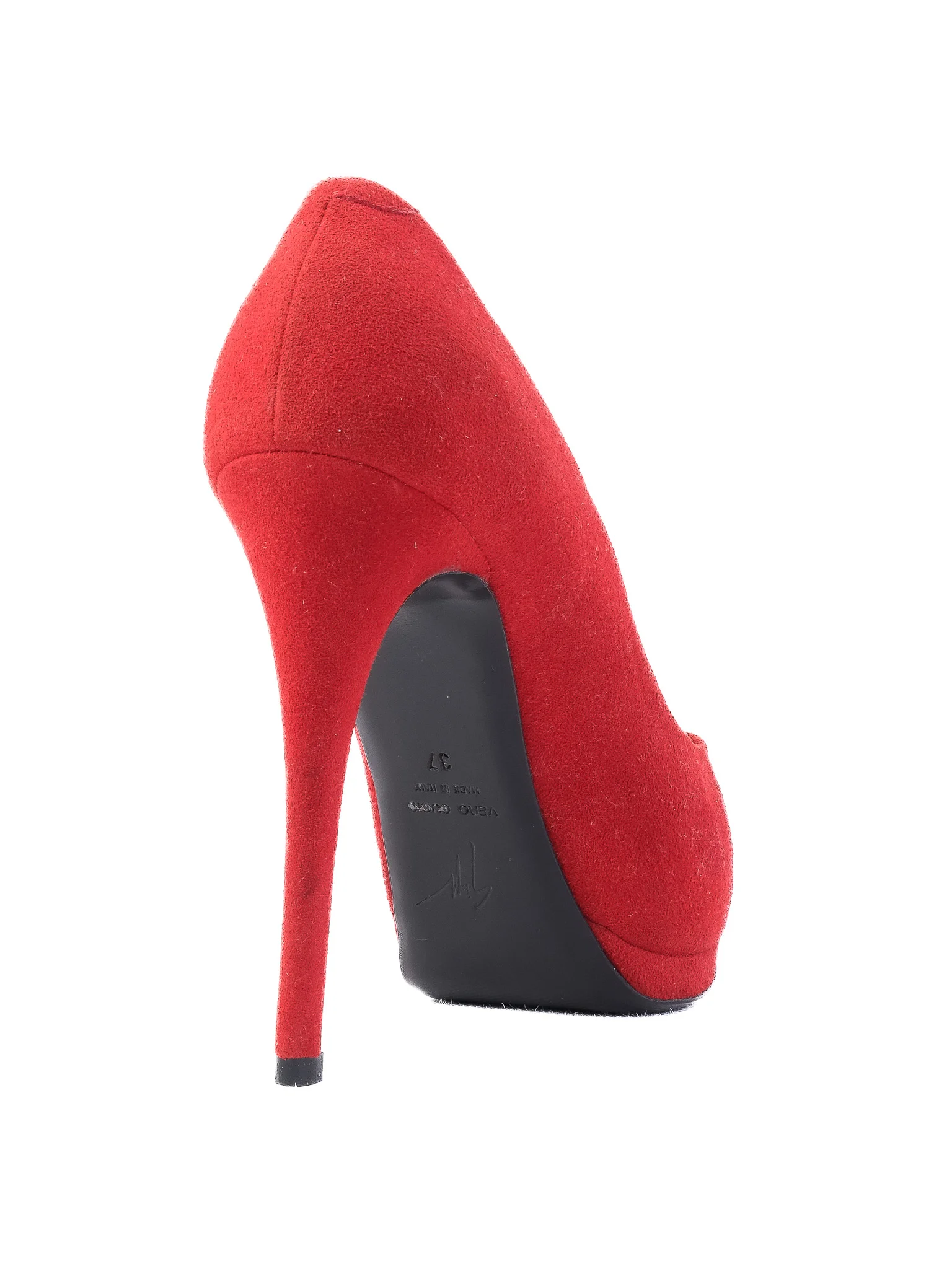 Giuseppe Zanotti Red Leather High Heel Pumps — 3