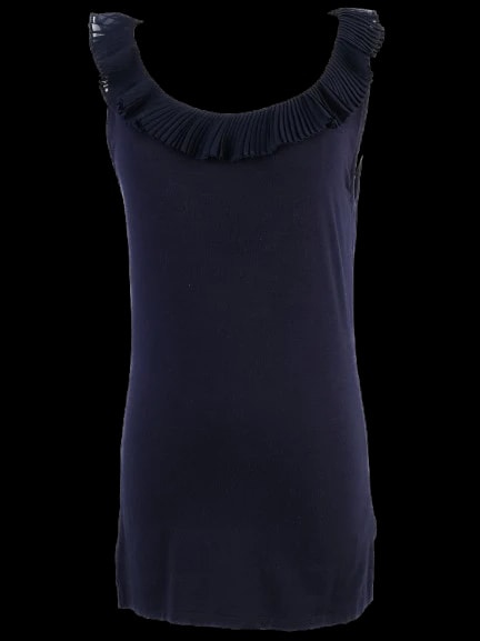 Ralph Lauren Blue Viscose Top — 1