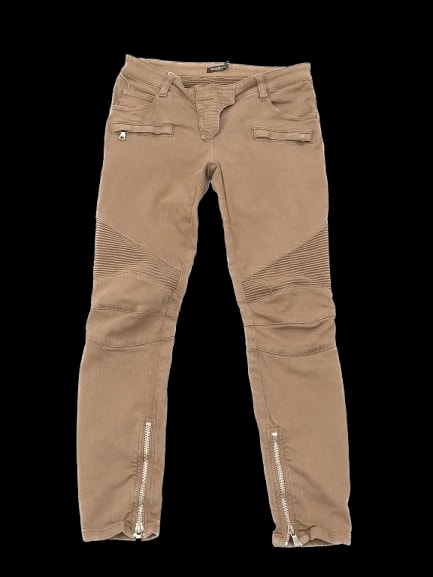 Balmain Green Skinny Jeans — 1