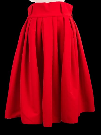 Preen by Thornton Bregazzi Red Full Skirt — photo 1