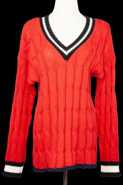 IPEKYOL Red Cotton Pullover