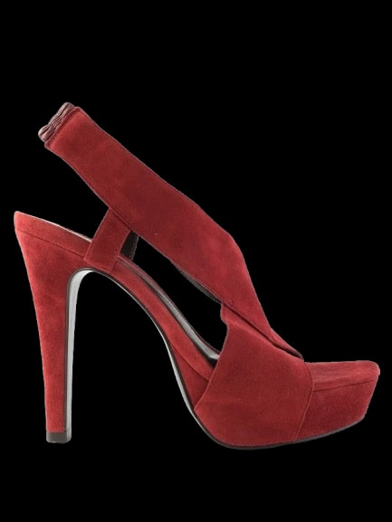 Diane von Furstenberg Red Leather Sandals — 1