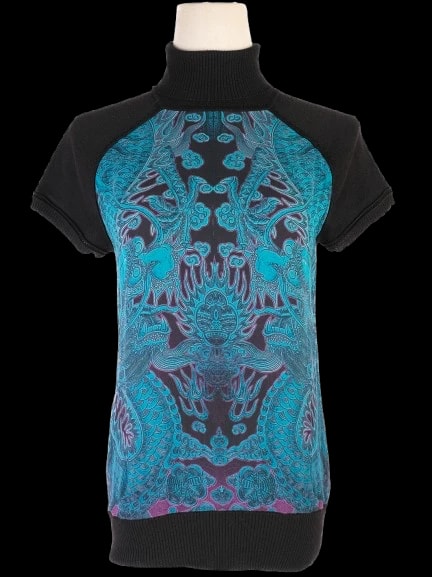 Roberto Cavalli Black Wool Turtleneck — 2