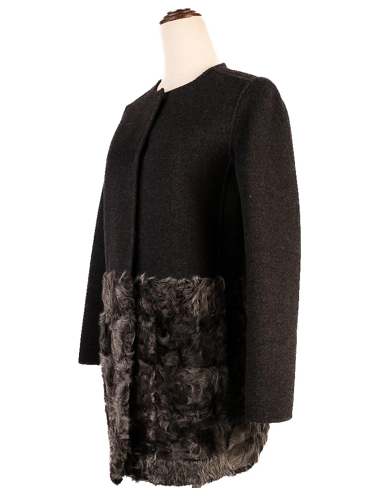 Weekend MaxMara Black Wool Coat — 2