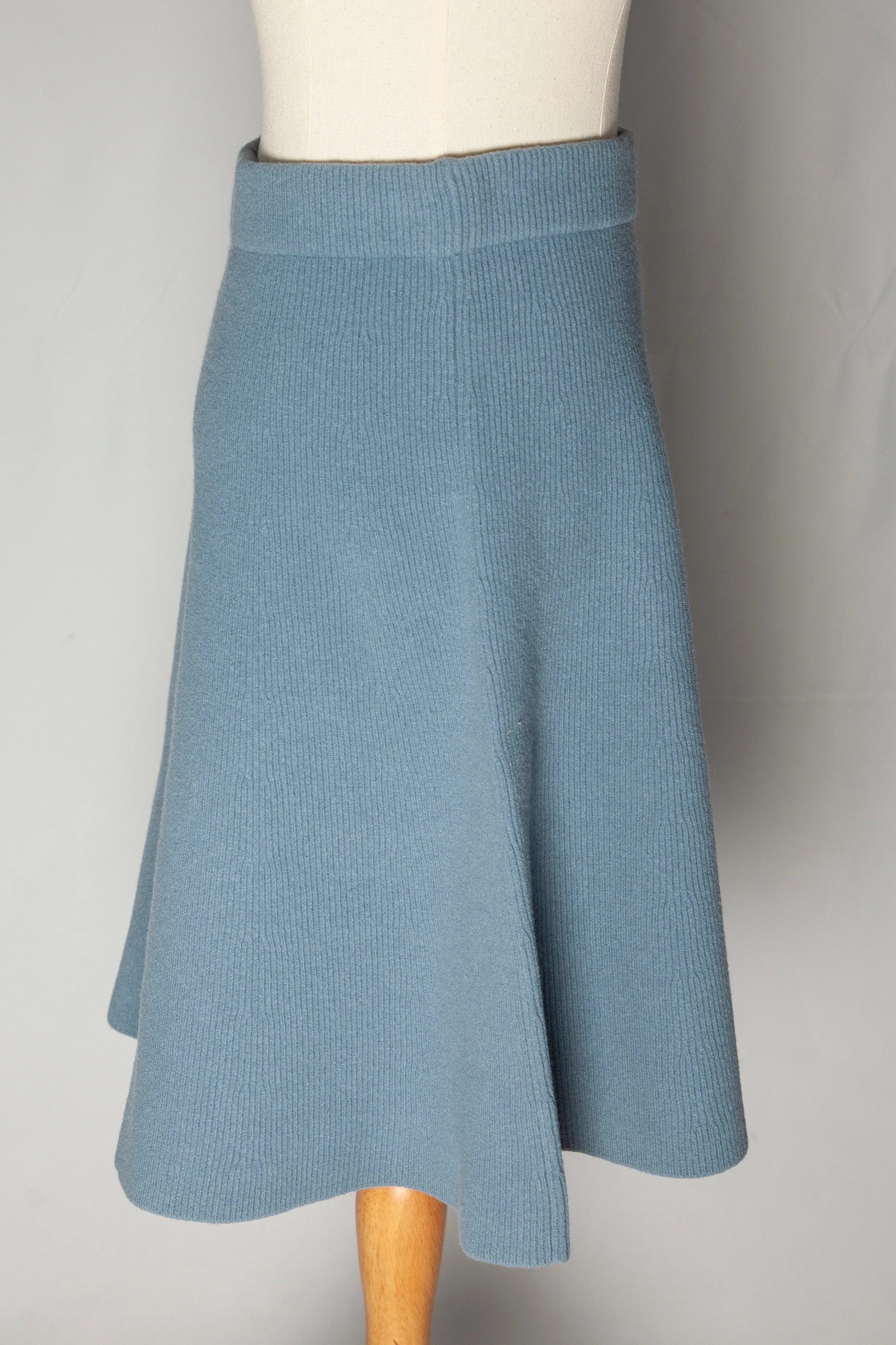 Intrend Blue Cashmere Skirt — 2