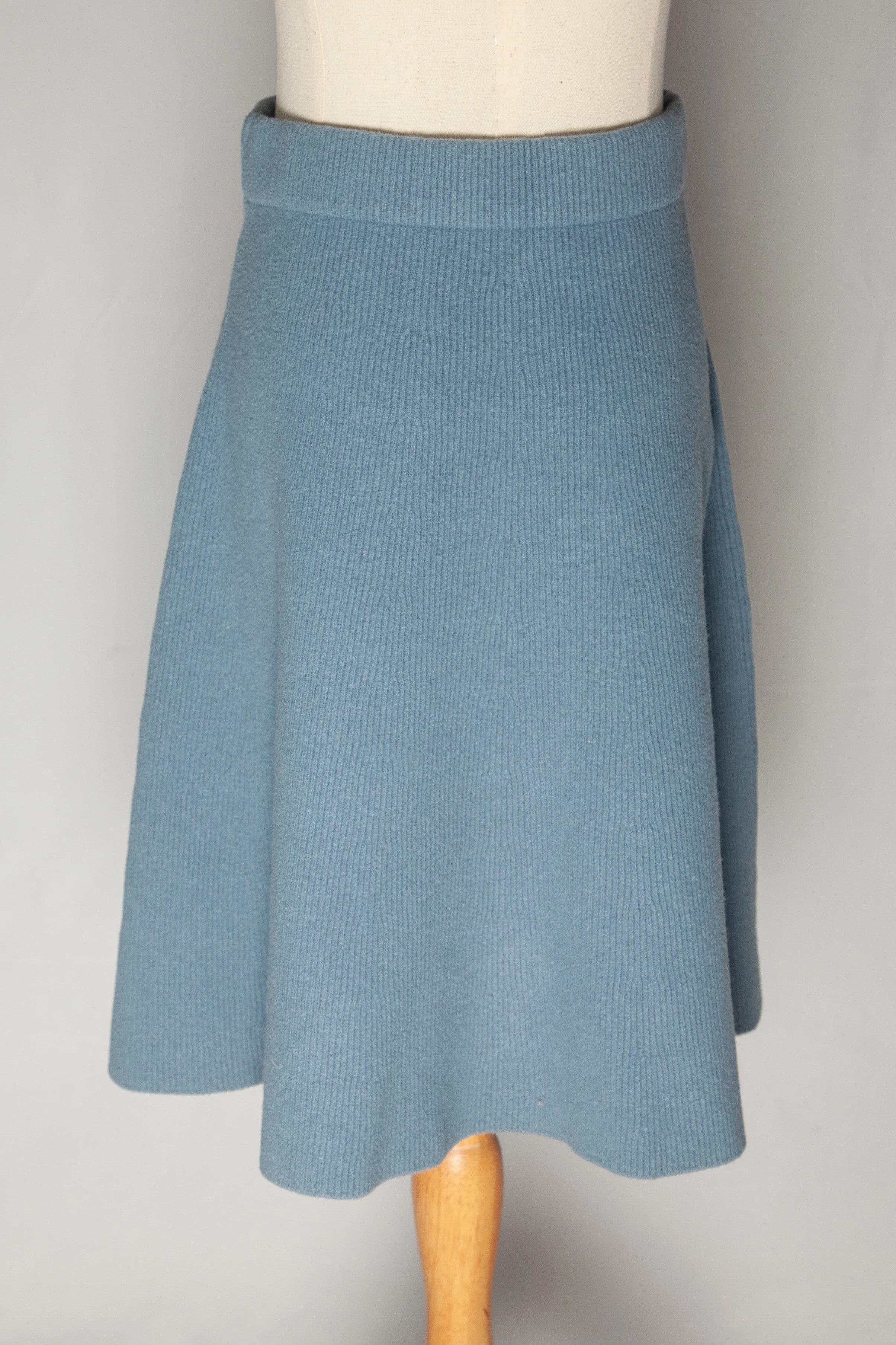 Intrend Blue Cashmere Skirt — 3