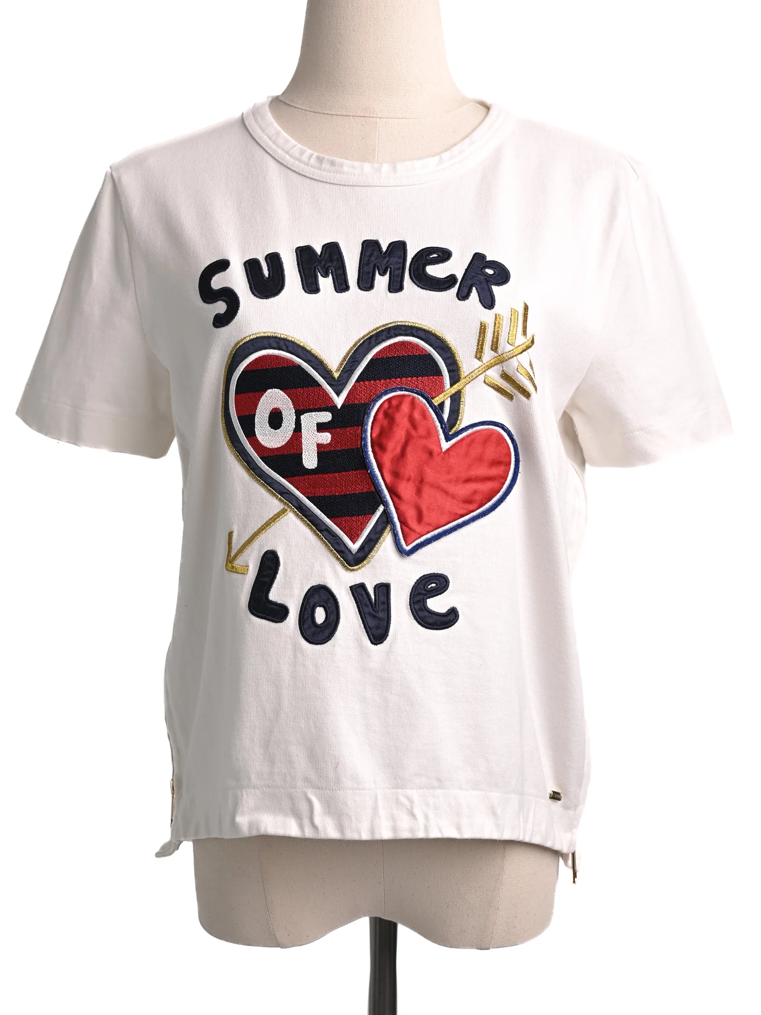 Tommy Hilfiger White Cotton T-Shirt — 3