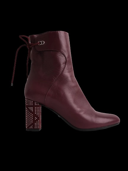 Dior Red Leather Boots — 1