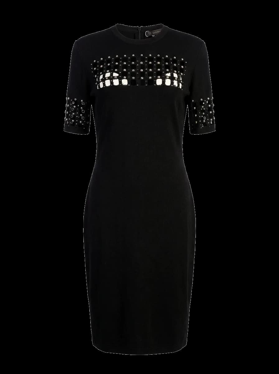 Versace Black Viscose Evening — photo 1