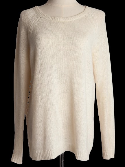 More & More White Poplin Pullover — 1