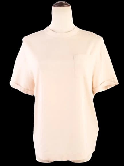 Brunello Cucinelli Orange Silk T-Shirt — photo 1