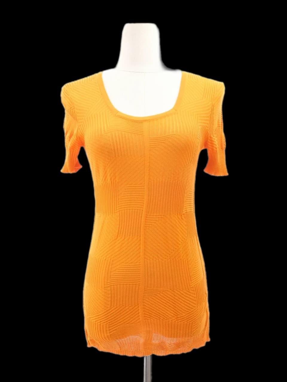 Piazza Sempione Orange Cotton T-Shirt — photo 1