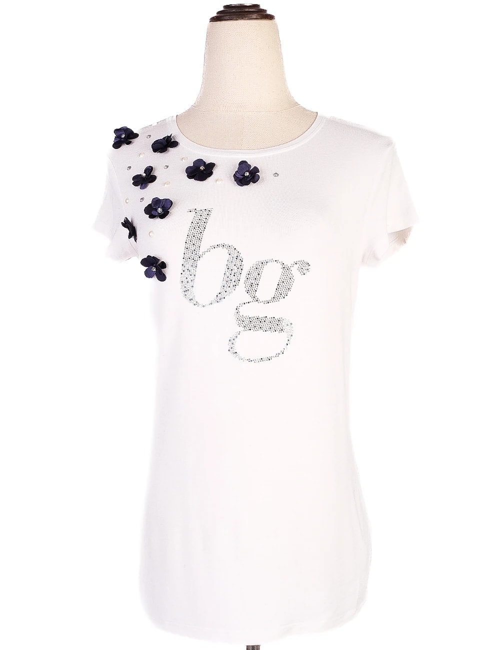 Blugirl Folies White Viscose T-Shirt — 3