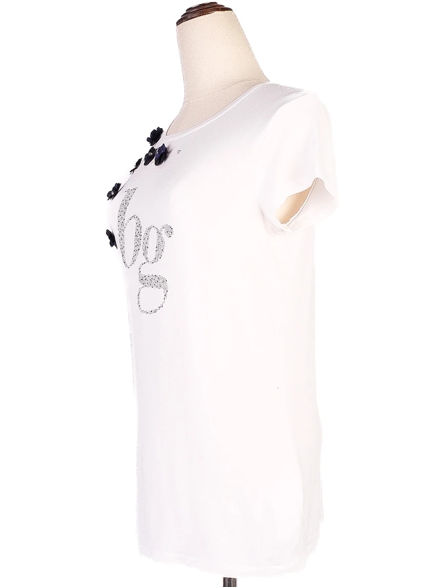 Blugirl Folies White Viscose T-Shirt — 2