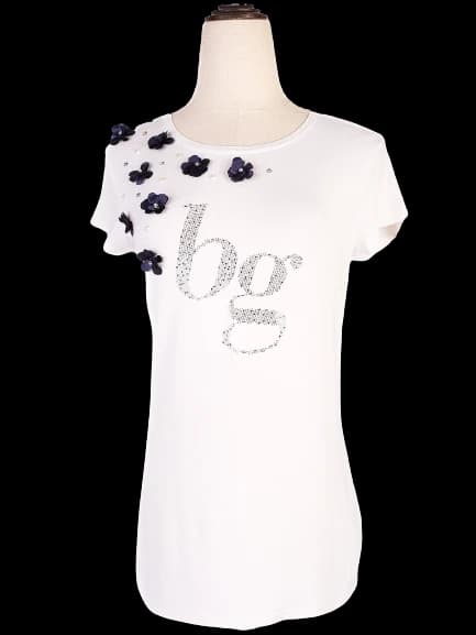Blugirl Folies White Viscose T-Shirt — photo 1