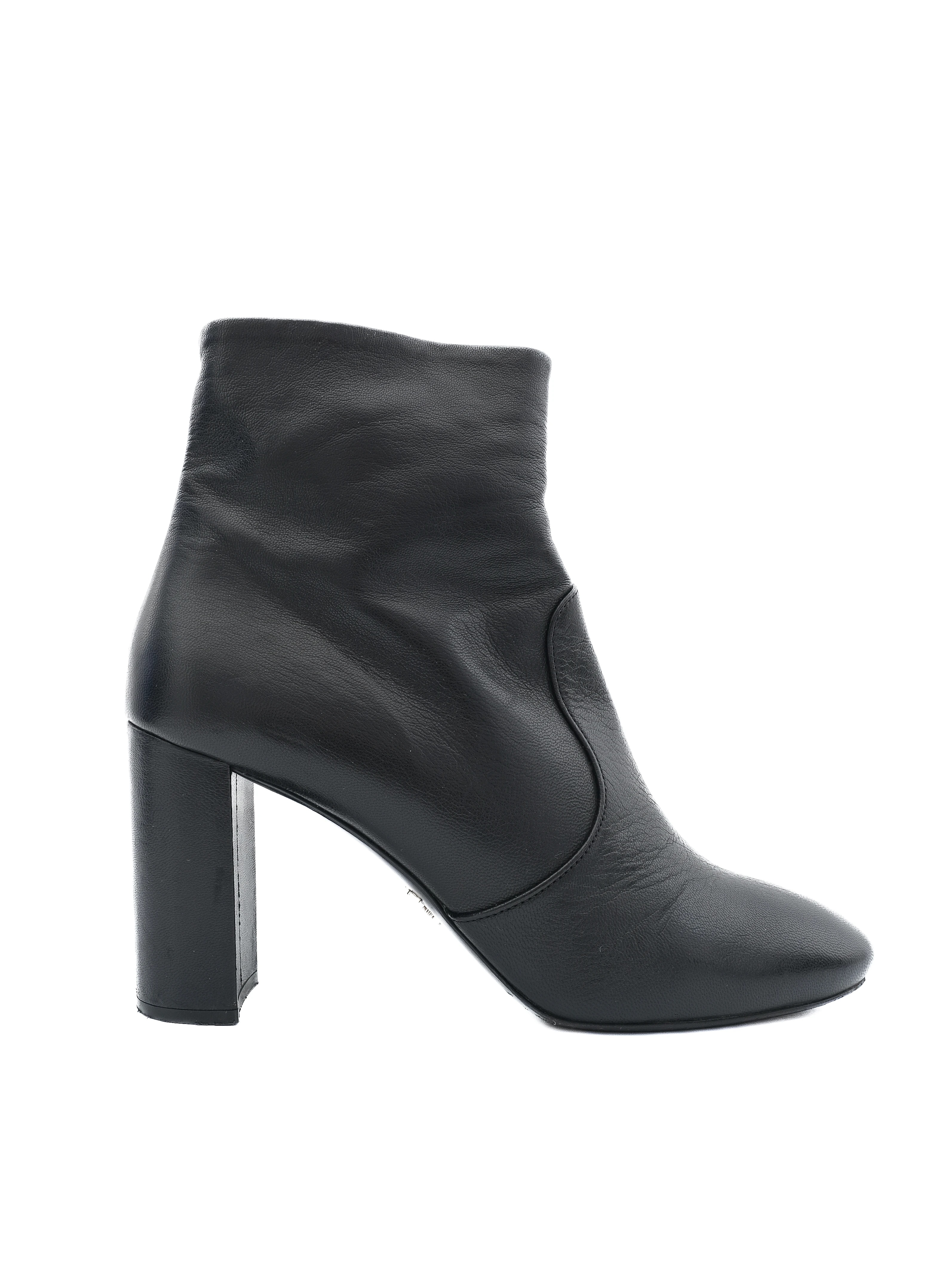 Prada Black Leather Boots — 3
