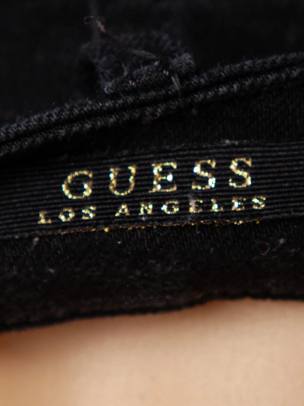 Guess Black Cotton Casual Trousers — 2