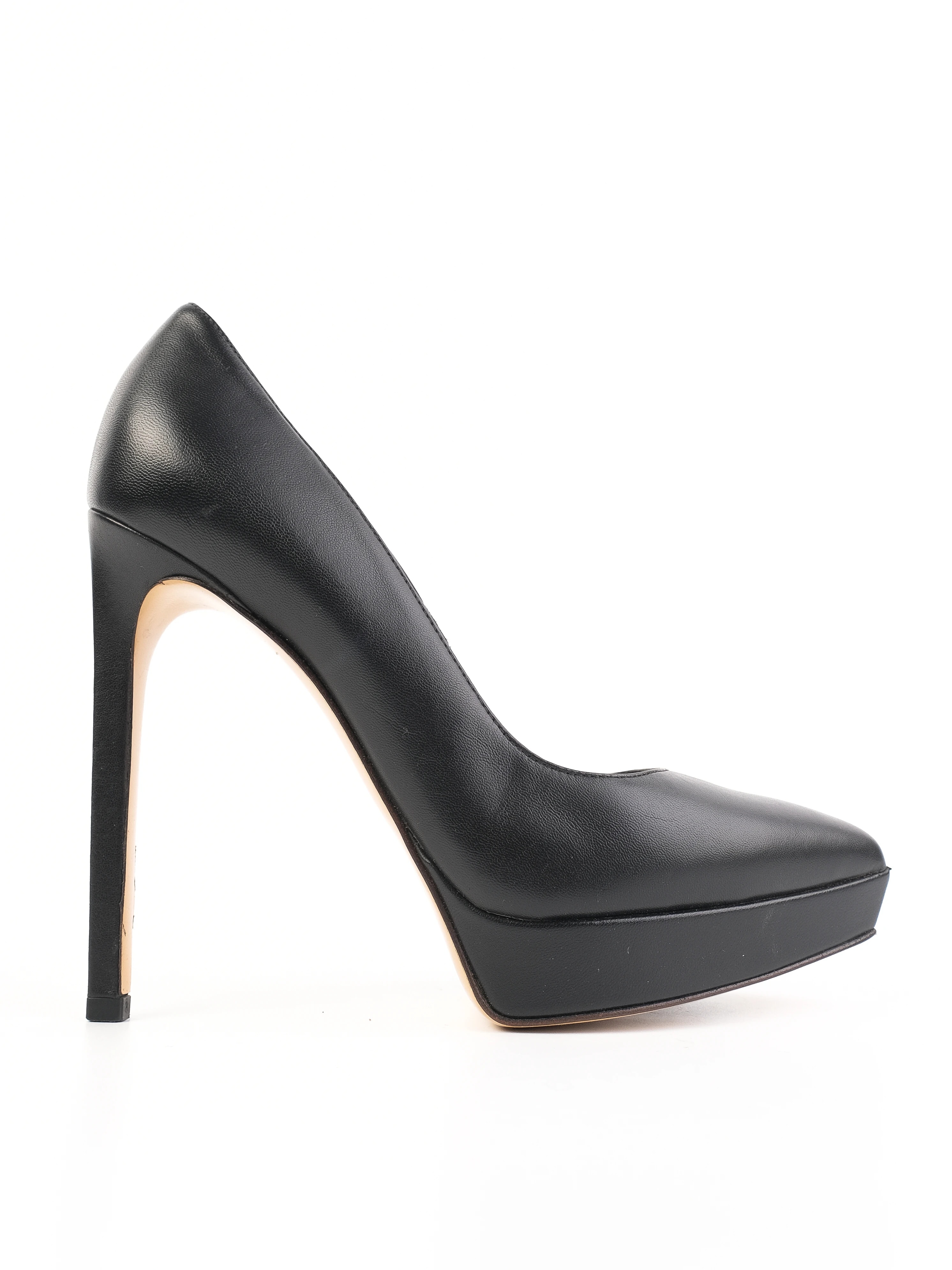 Ninalilou Black Leather Pumps — 3