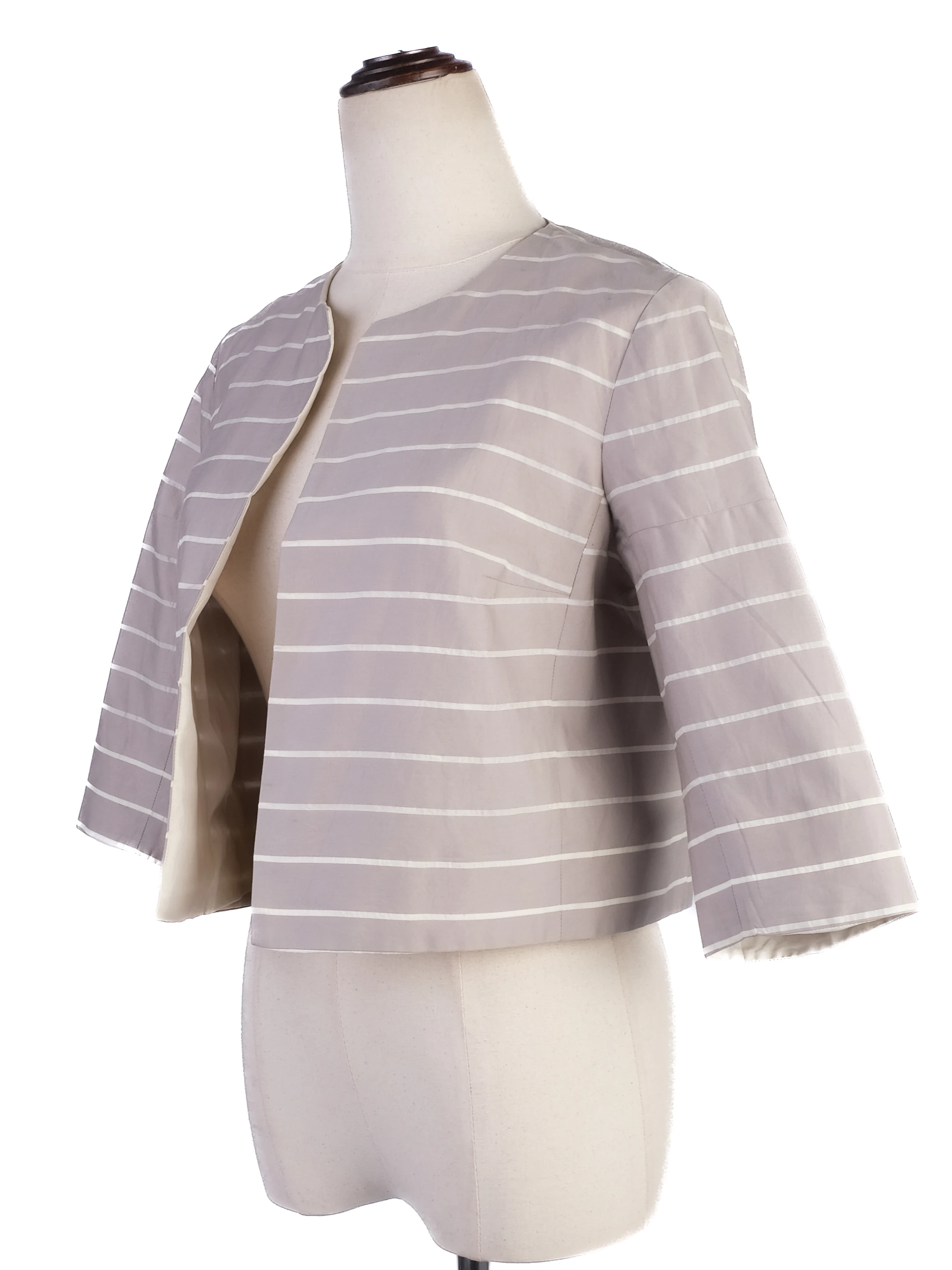 Weekend MaxMara Gray Cotton Blazer — 3