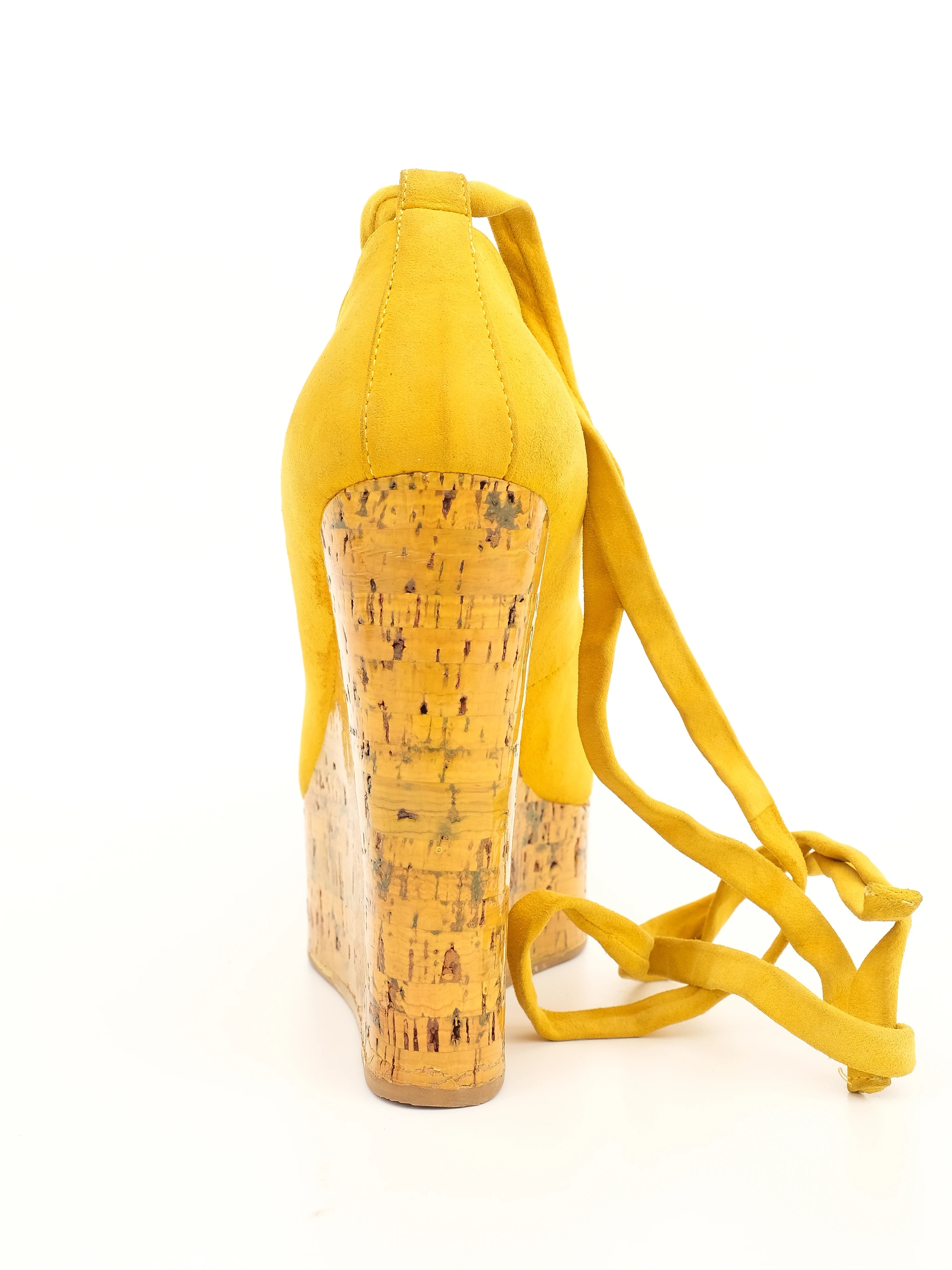 Vicini Yellow Leather Pumps — 3