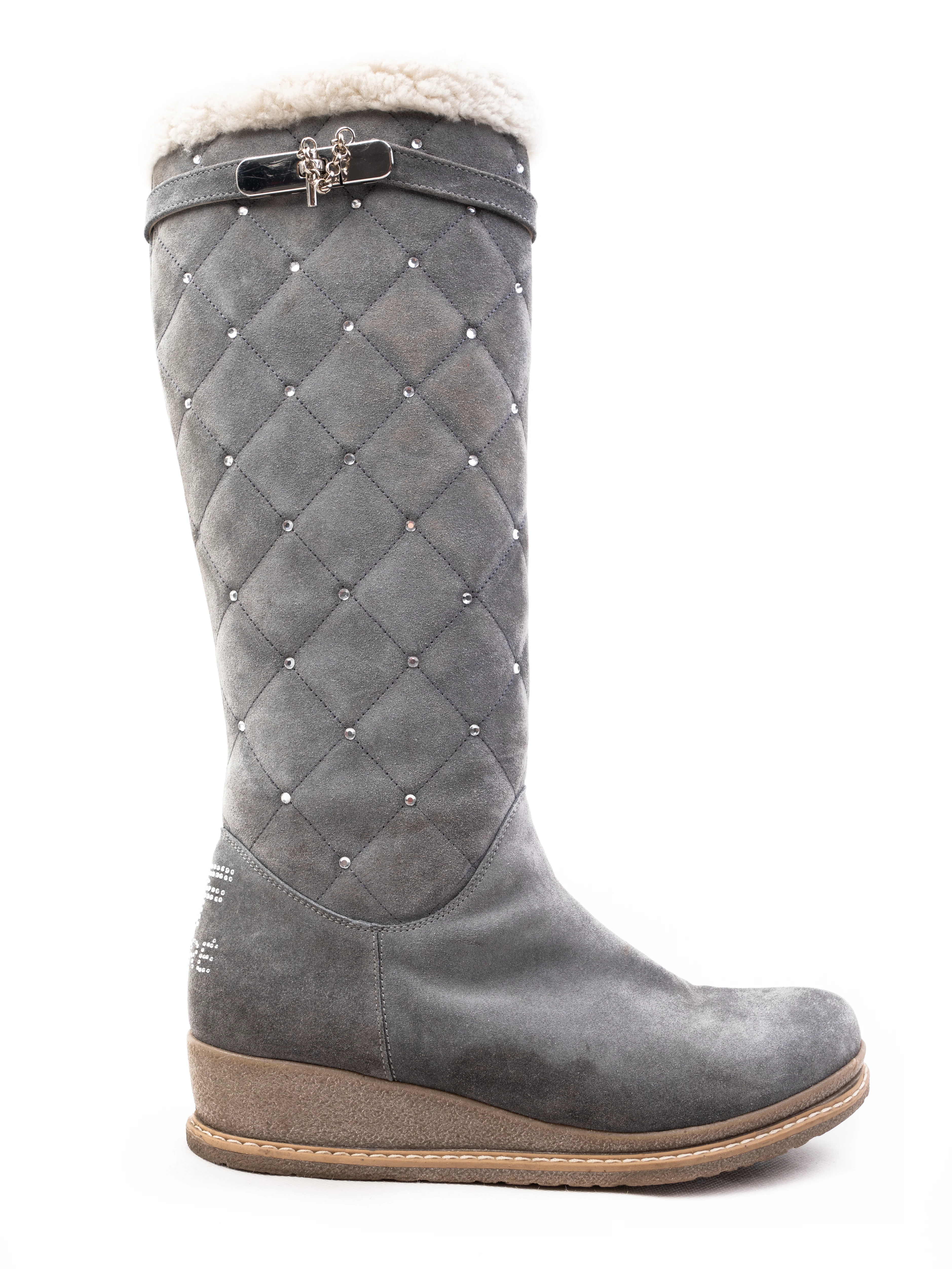 Gianfranco Ferrè Gray Leather Boots — 2