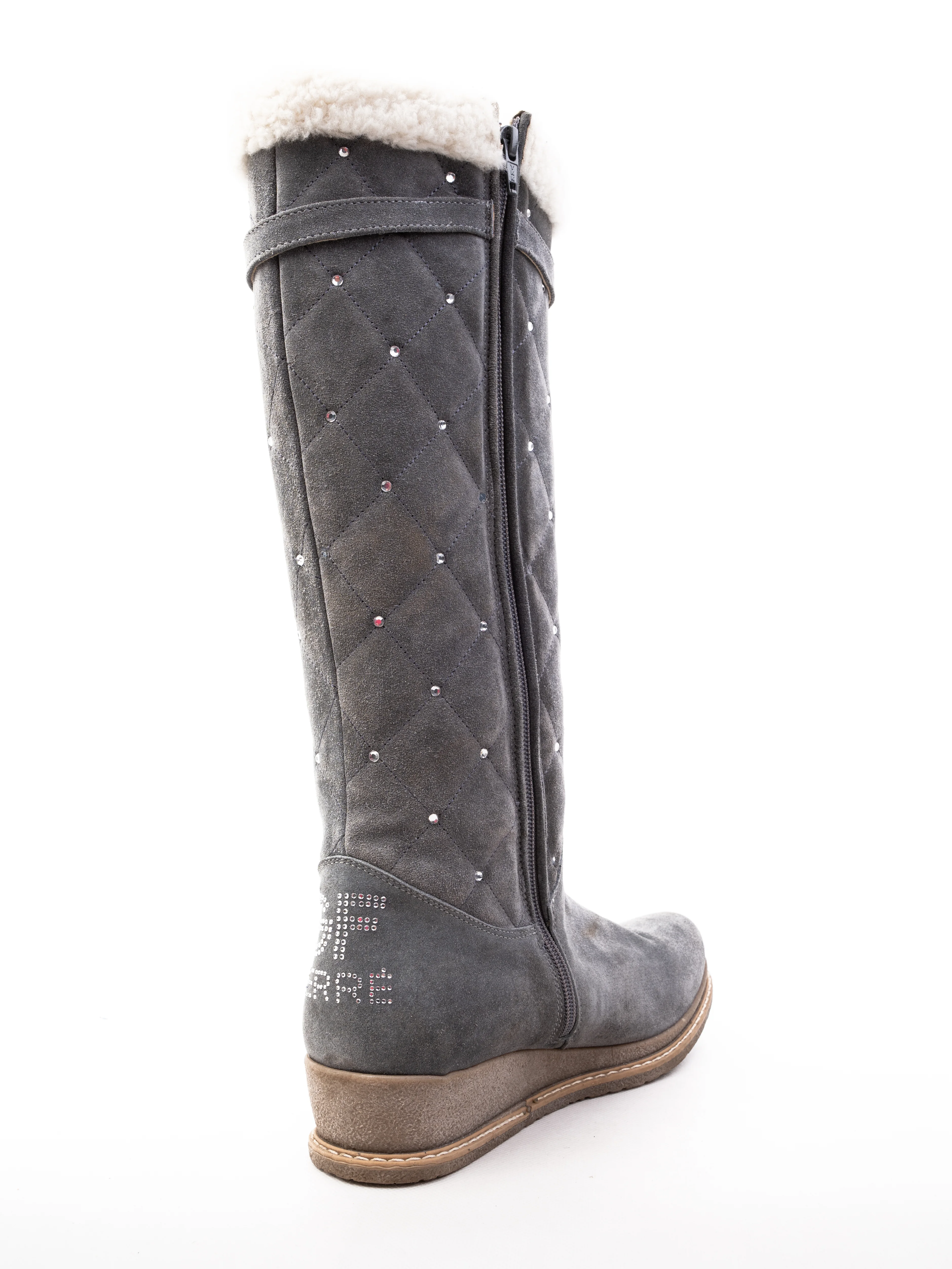 Gianfranco Ferrè Gray Leather Boots — 3