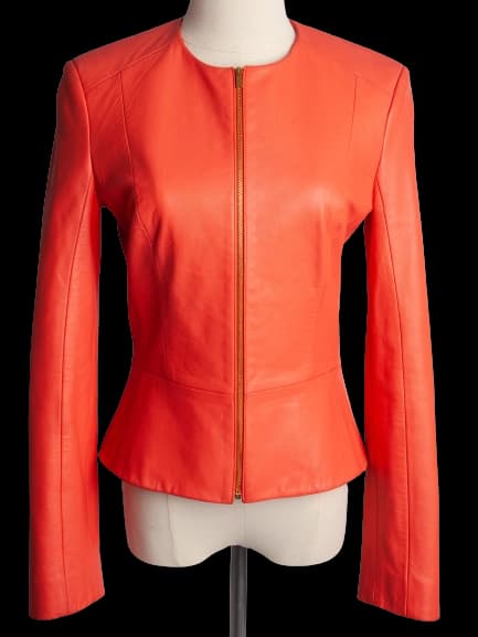 Michael Kors Pink Leather Jacket — photo 1