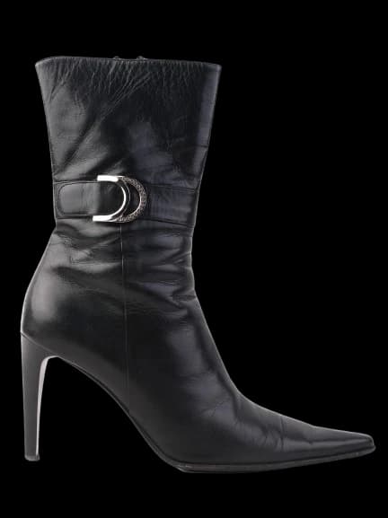 Giorgio Fabiani Black Leather Boots — photo 1