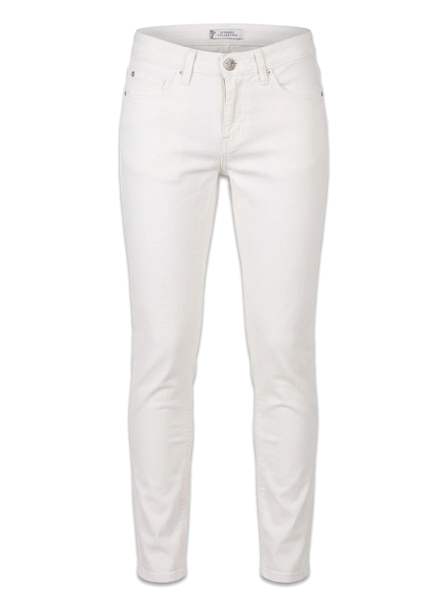 Versace White Cotton Skinny Jeans — 1