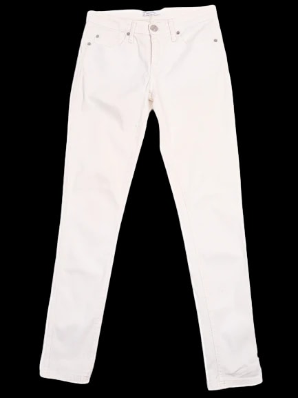 Versace White Cotton Skinny Jeans — 2