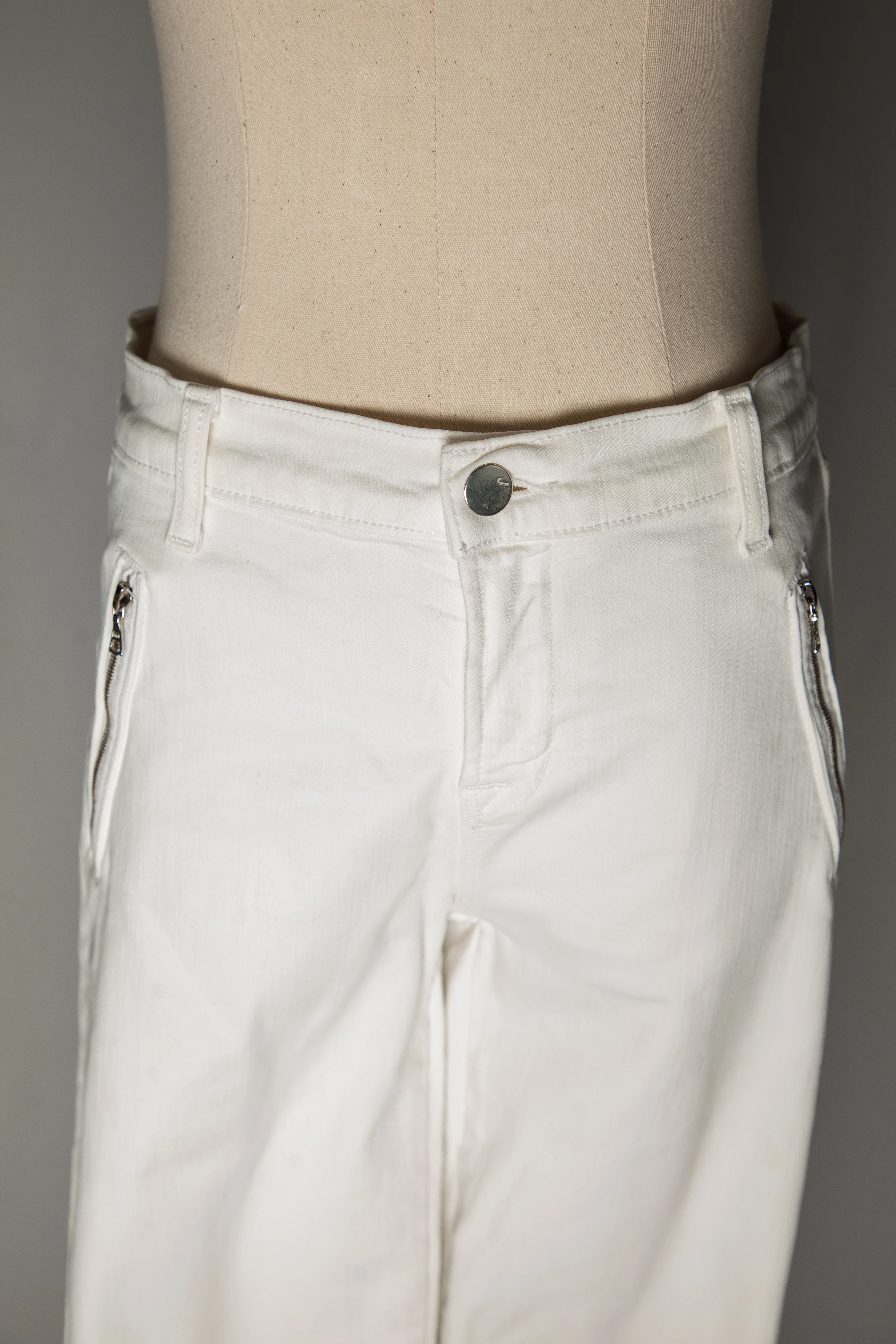J Brand White Cotton Jeans — 3