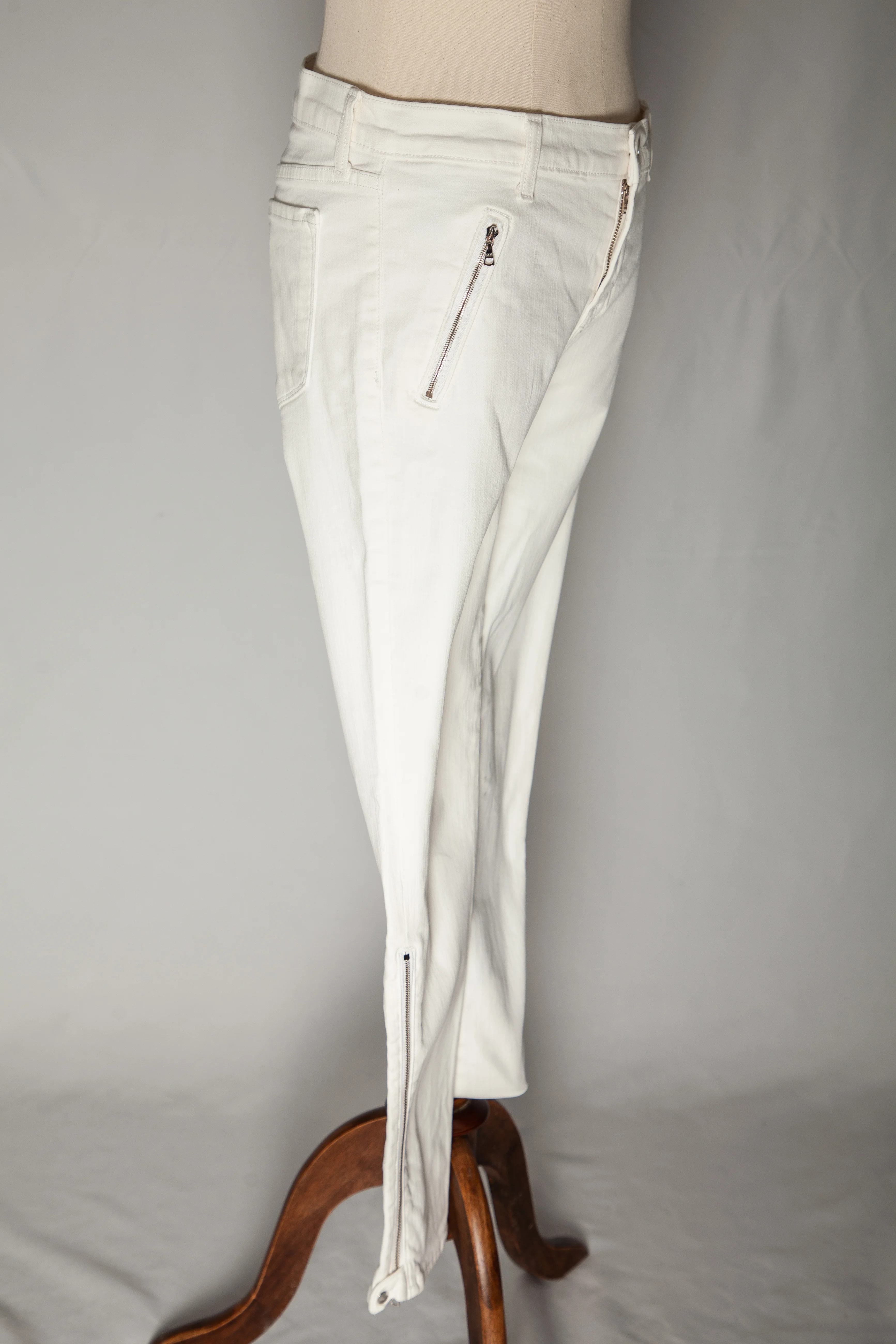 J Brand White Cotton Jeans — 2