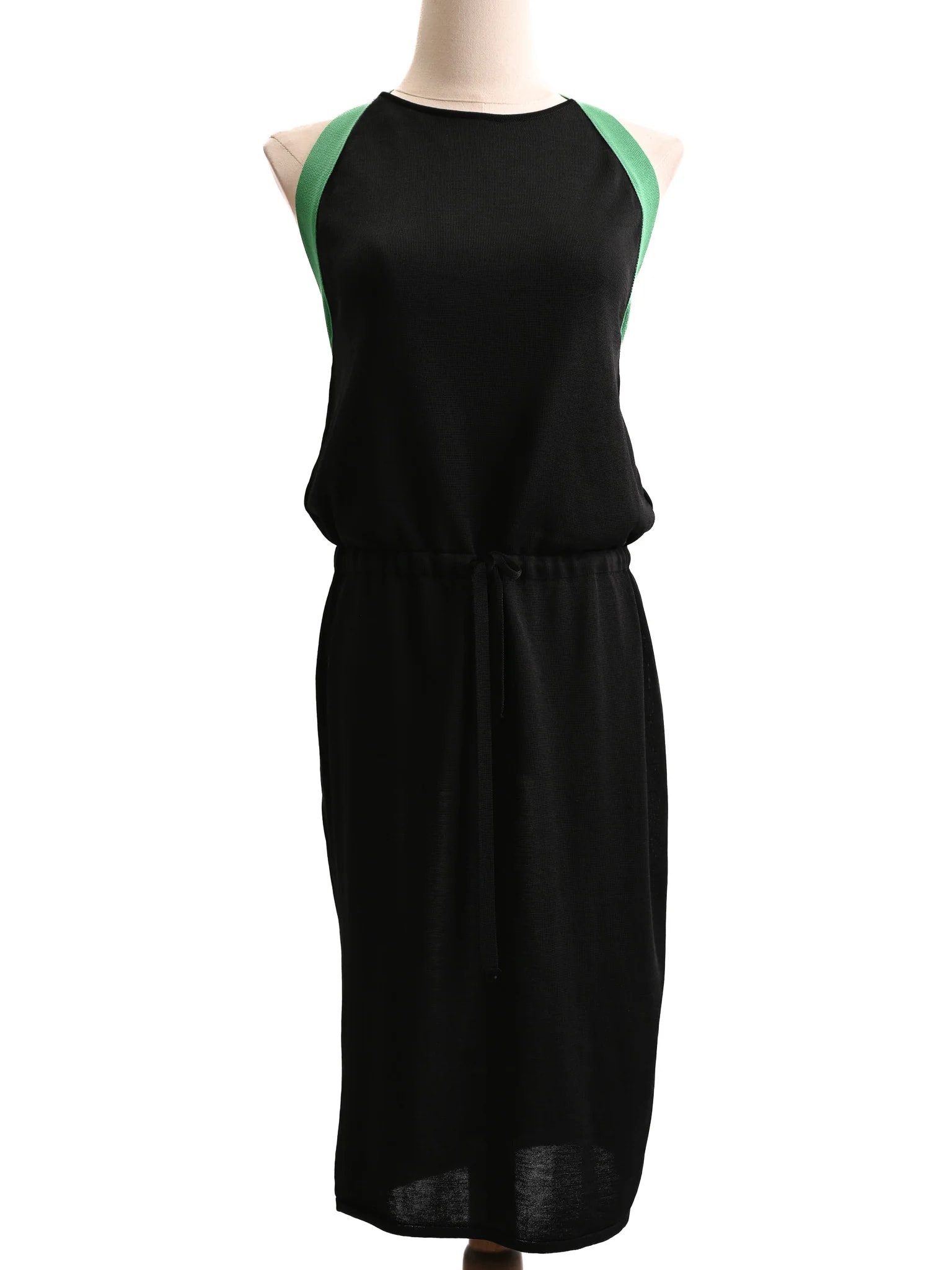 Iceberg Black Viscose Sleeveless Dress — 3