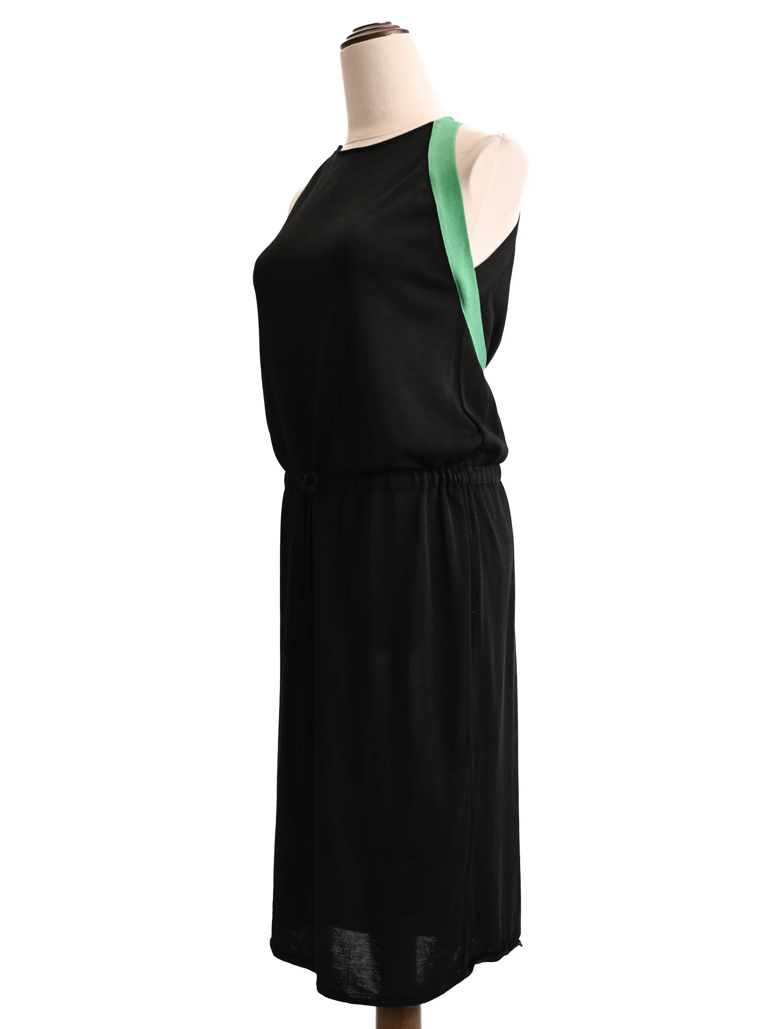 Iceberg Black Viscose Sleeveless Dress — 2