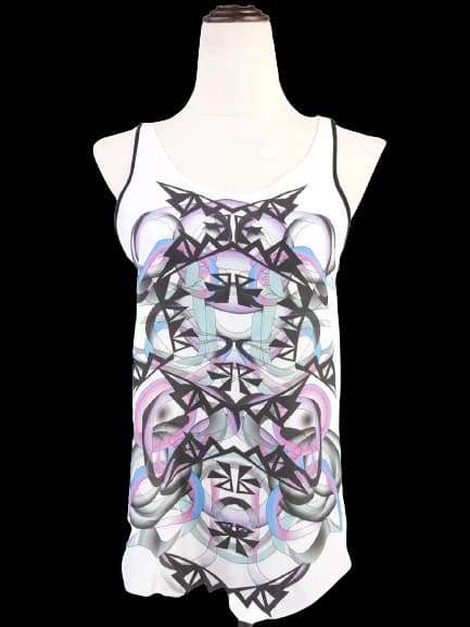 Sandro White Silk Top — photo 1