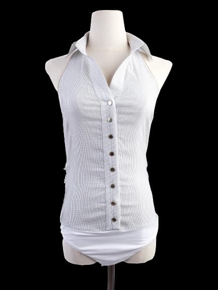 Elisabetta Franchi White Cotton Blouse — photo 1