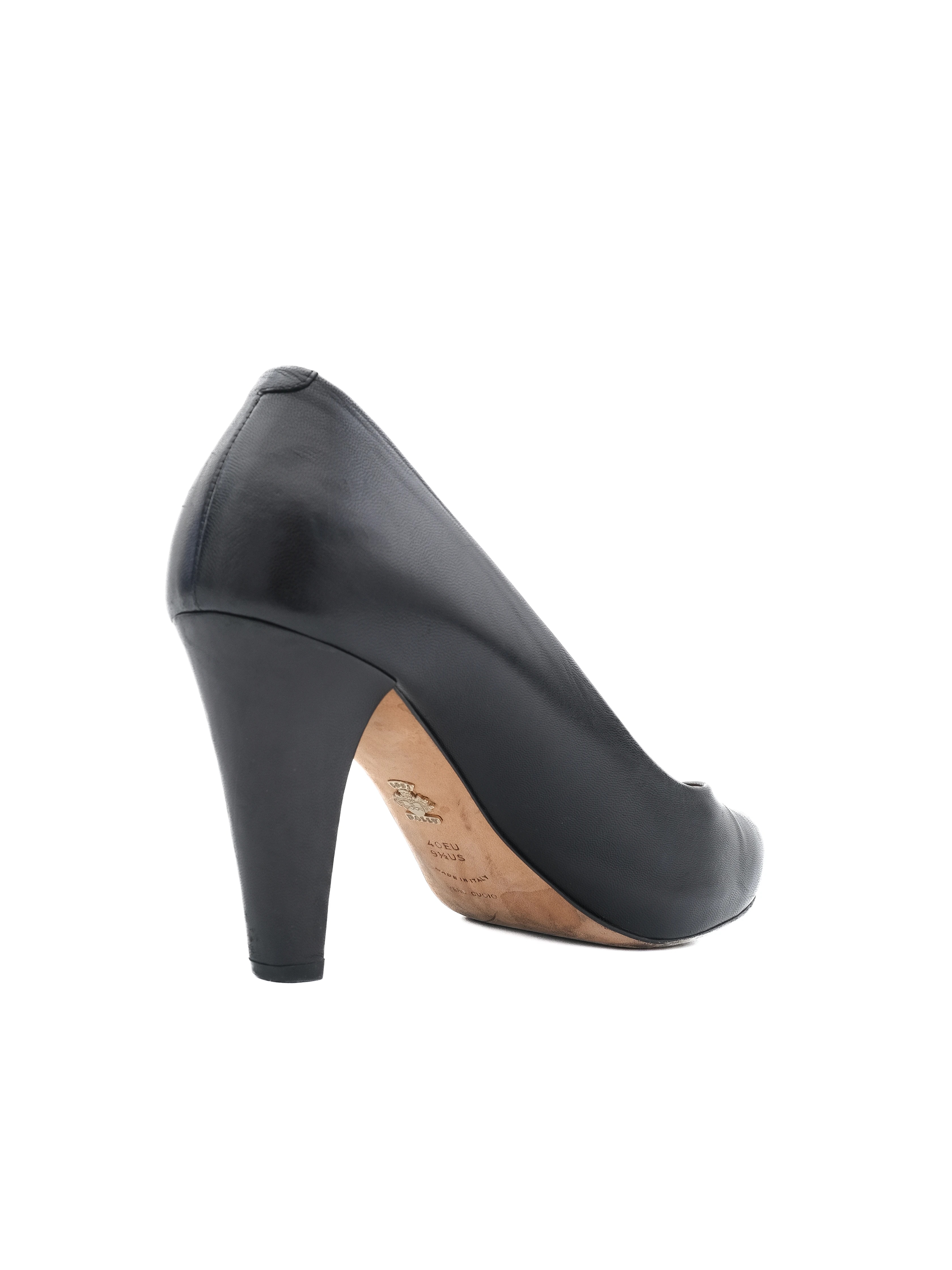 Bally Black Leather Pumps — 3