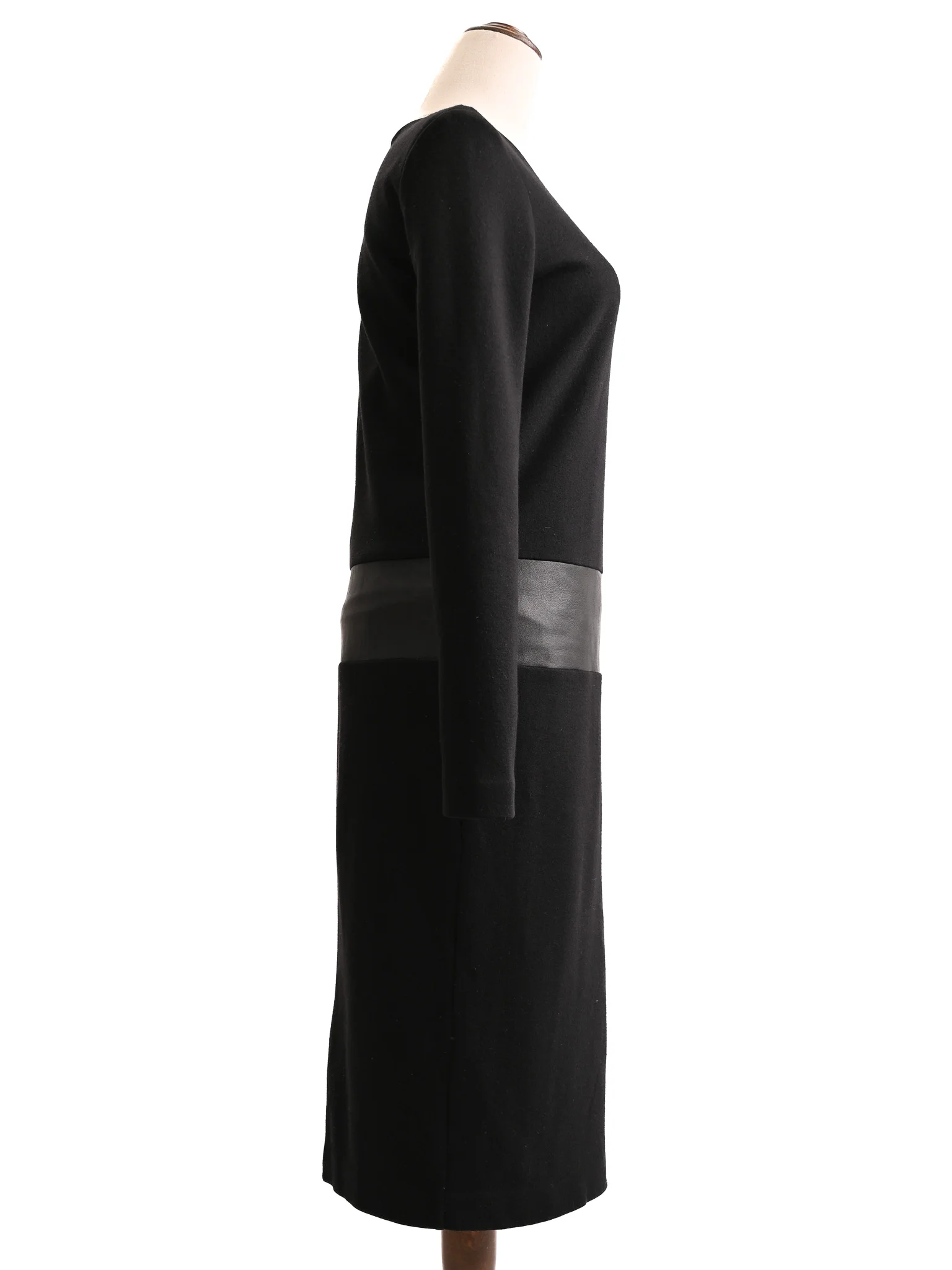 Max Mara Black Long Sleeve Dress — 3