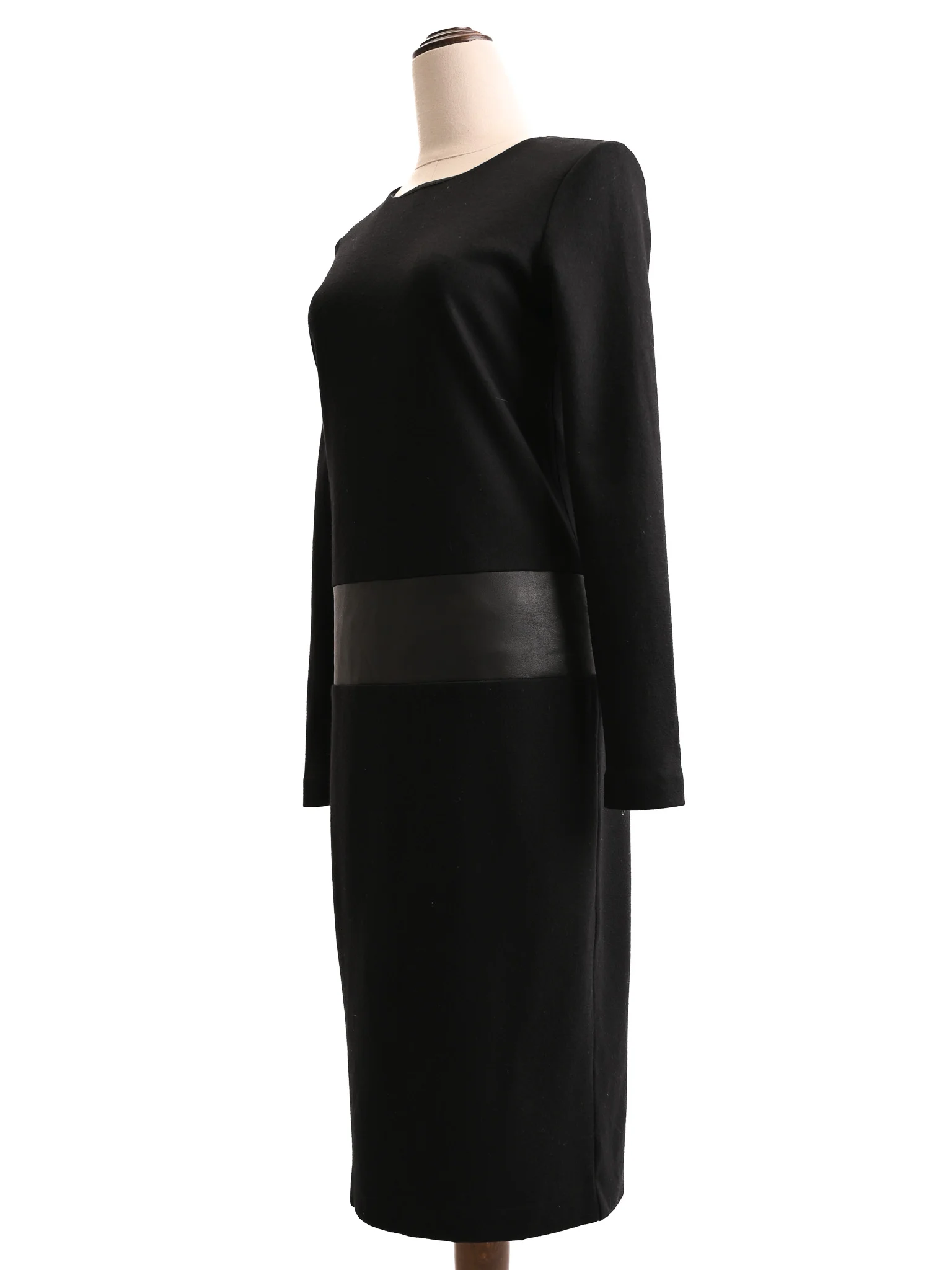 Max Mara Black Long Sleeve Dress — 2