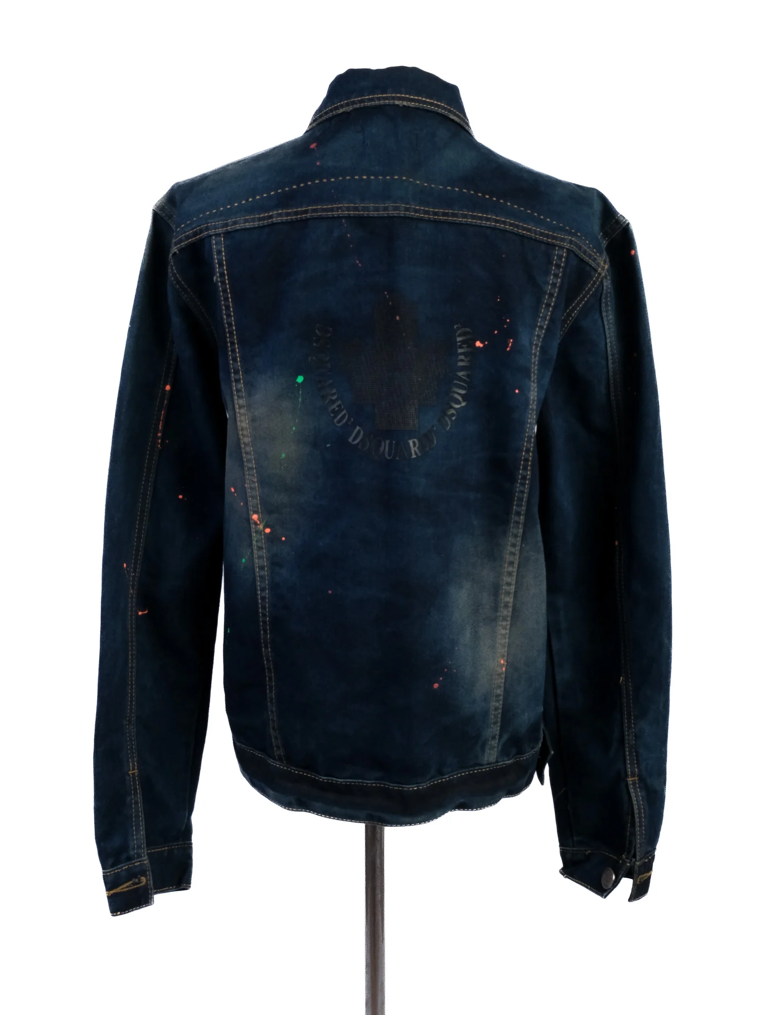 Dsquared2 Blue Cotton Denim Jacket — 3