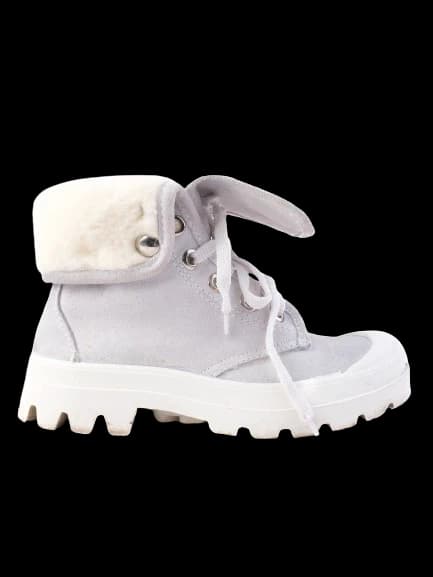 Judari Blue Leather Canvas Sneakers — photo 1