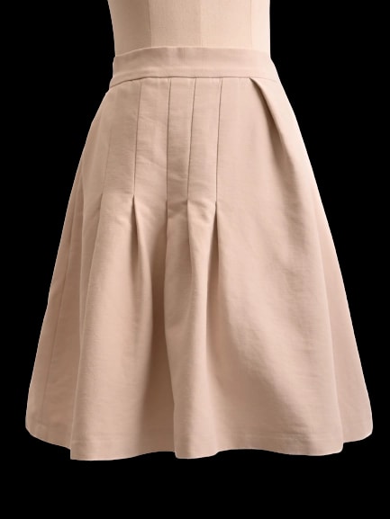 BGN First White Nylon A-Line Skirt — 1