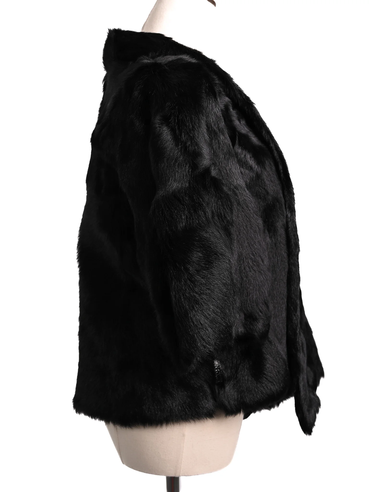 Red Valentino Black Fur Coat — 2