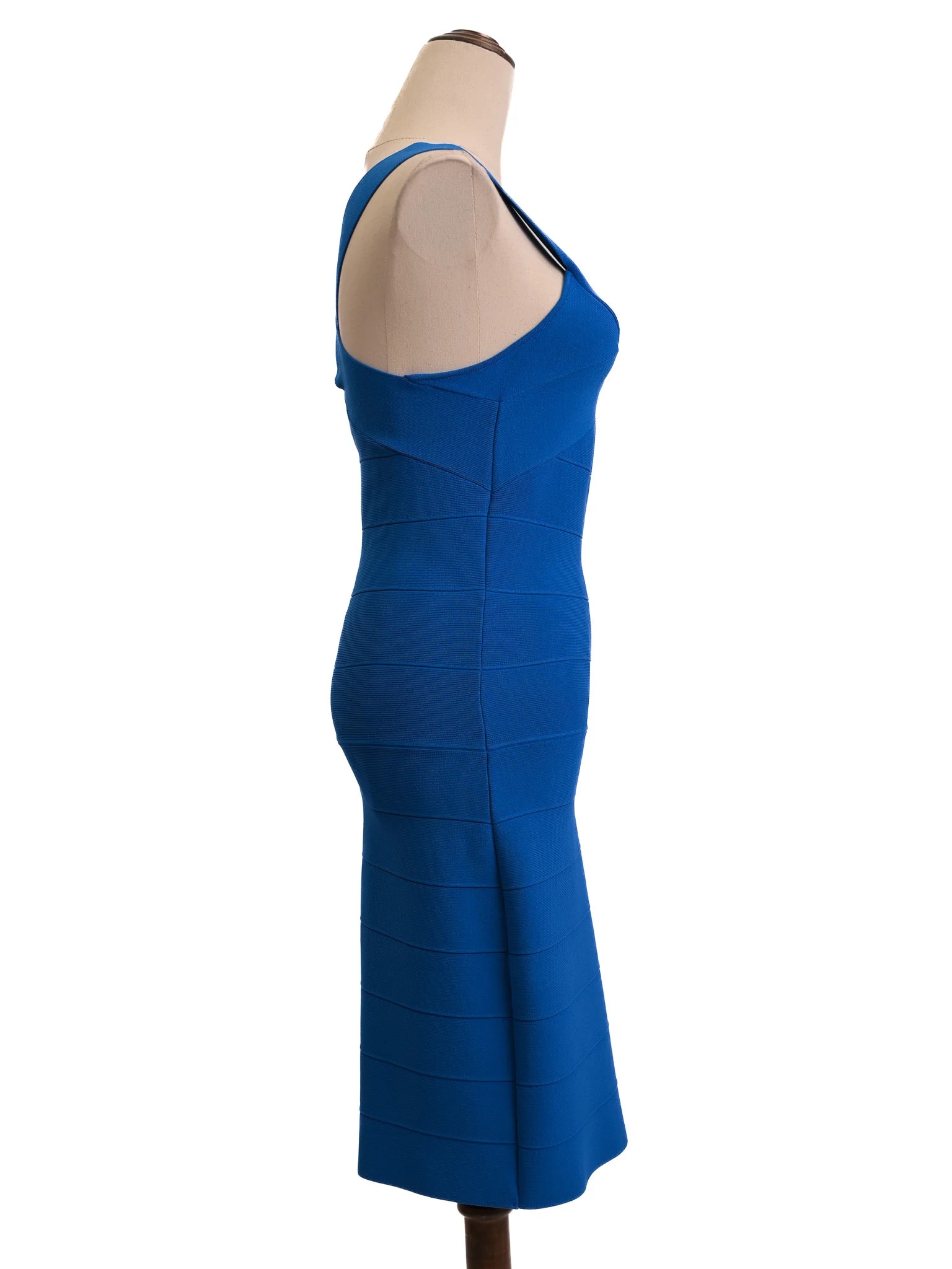 Reiss Blue Nylon Sleeveless Dress — 2