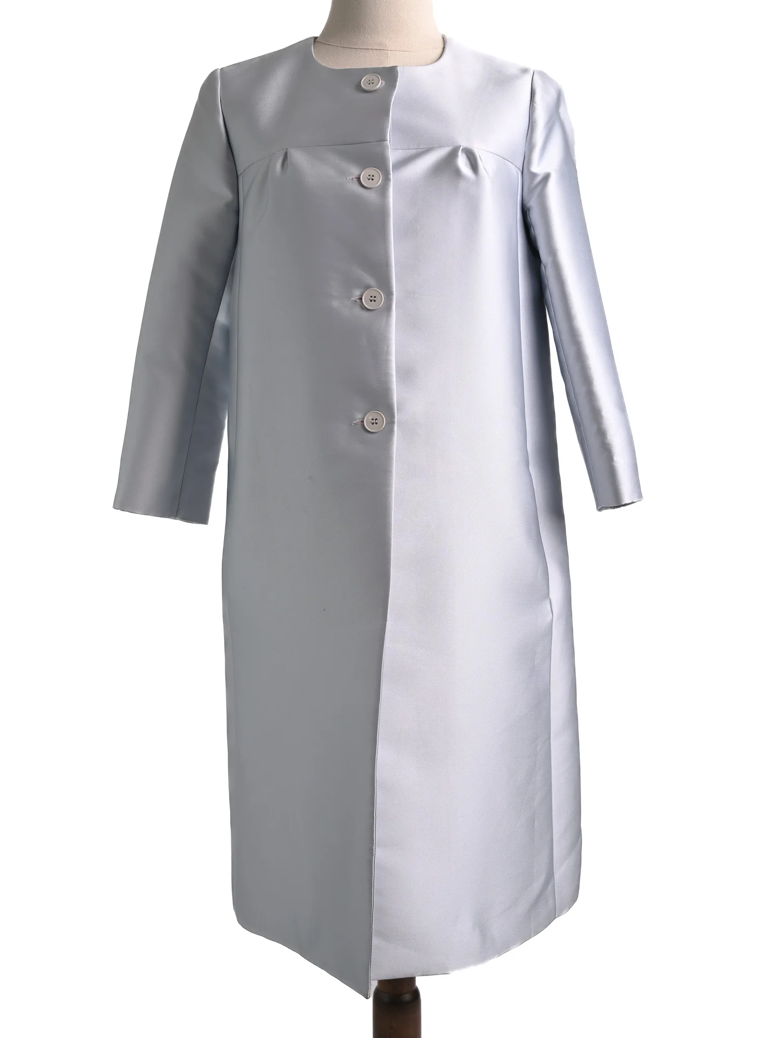 Tara Jarmon Gray Polyester Coat — 3