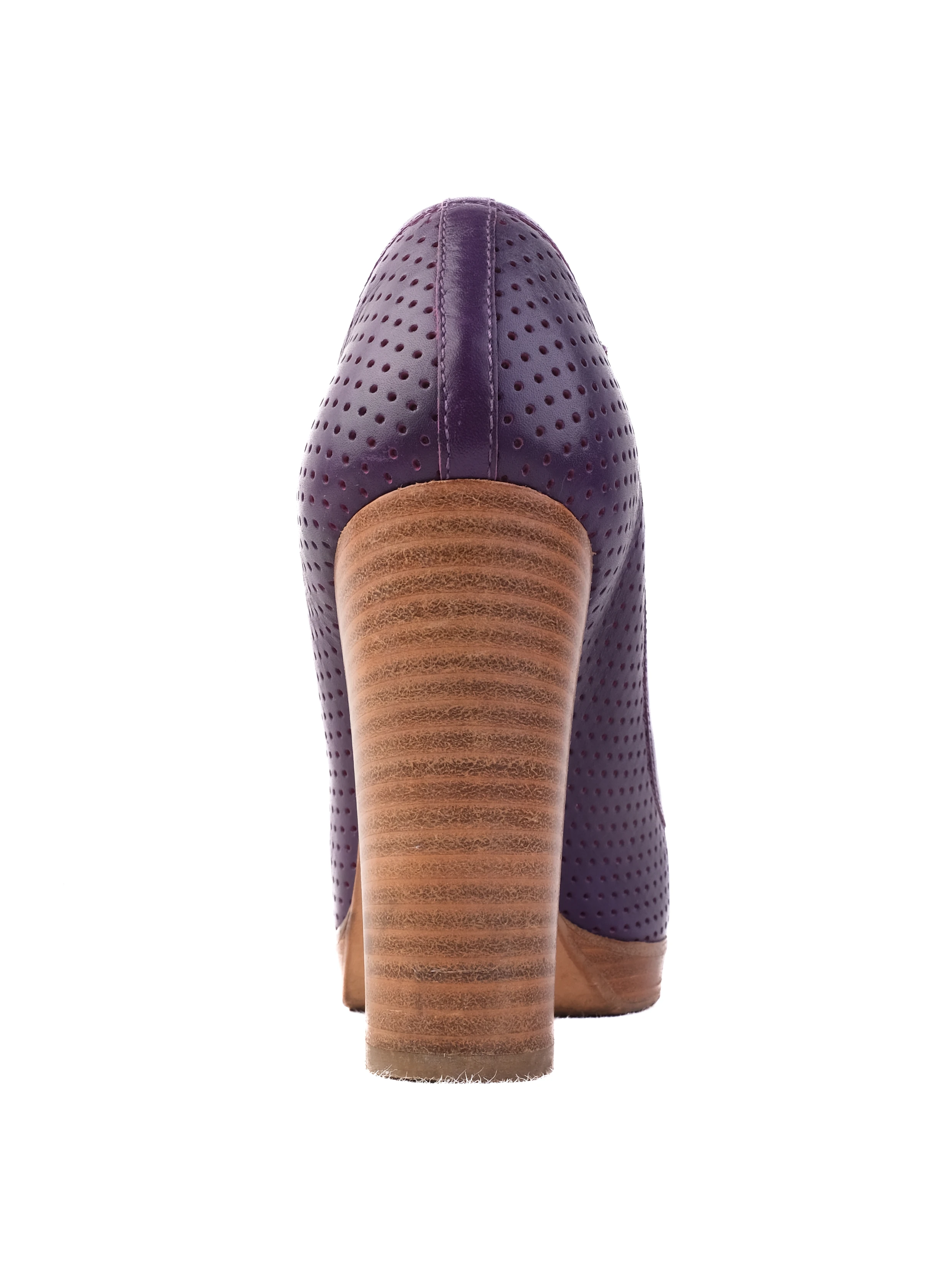 SI Rossi Purple Leather Pumps — 3