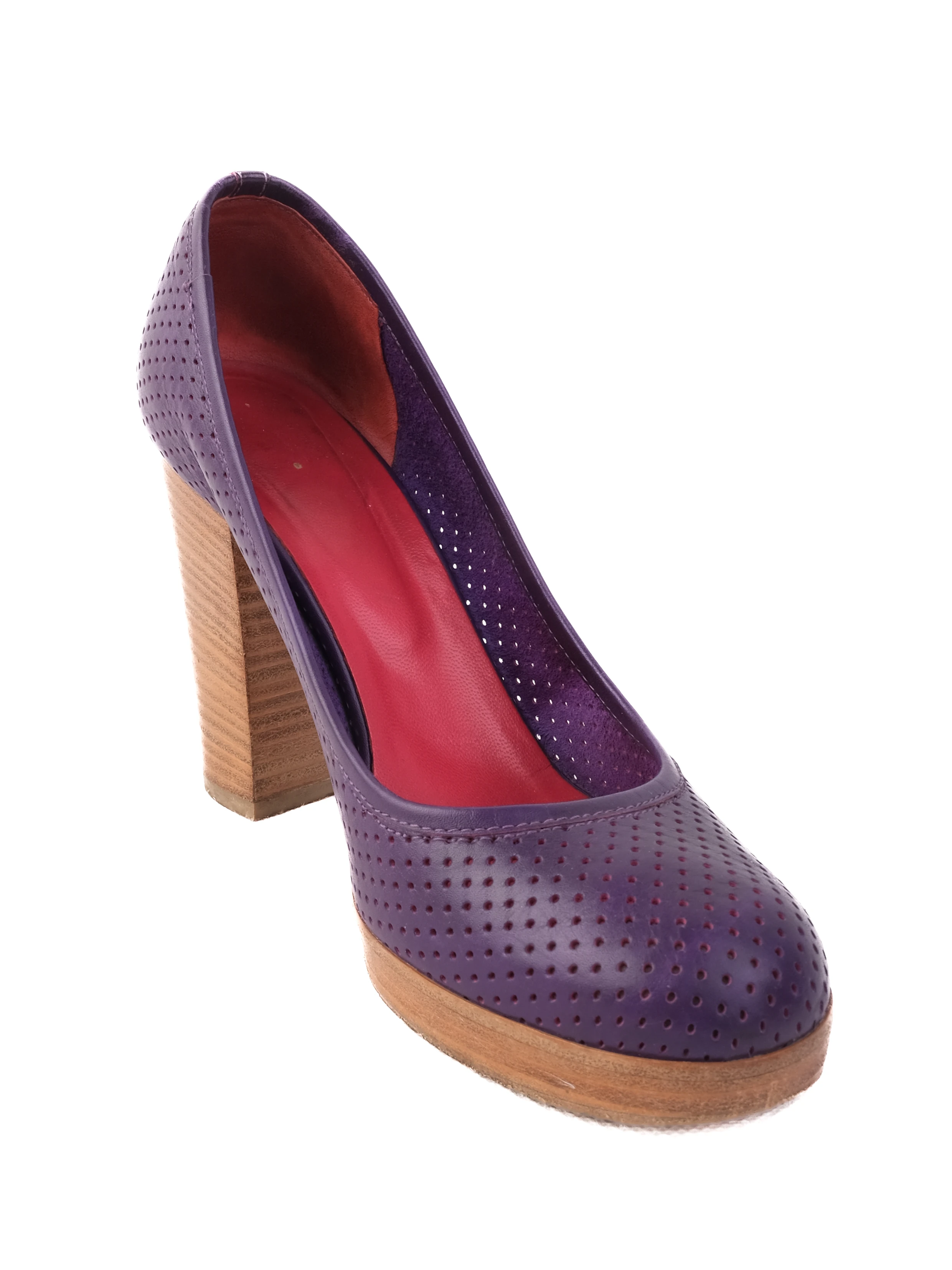 SI Rossi Purple Leather Pumps — 2