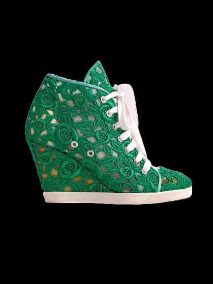 Judari Green Canvas Sneakers — photo 1