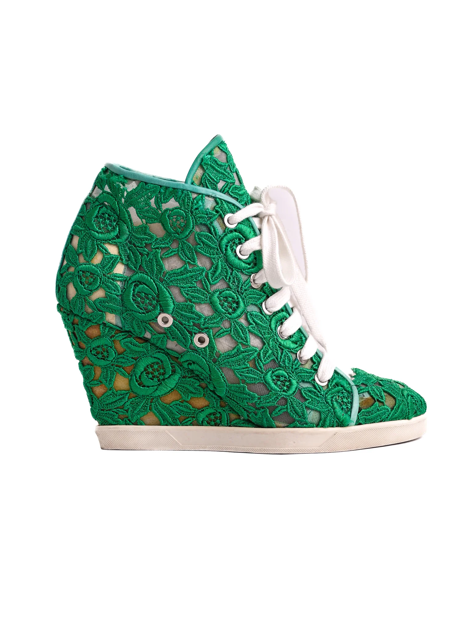 Judari Green Canvas Sneakers — 3