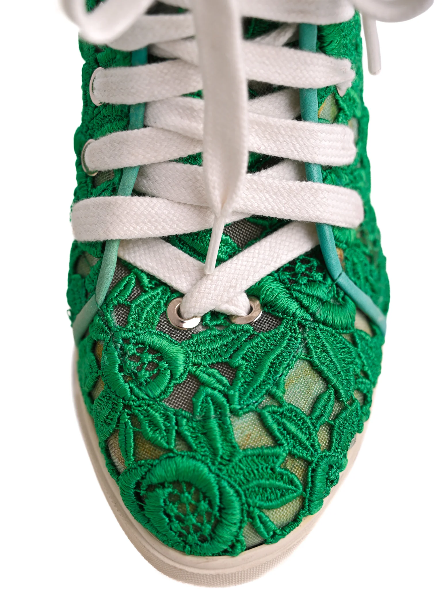 Judari Green Canvas Sneakers — 3